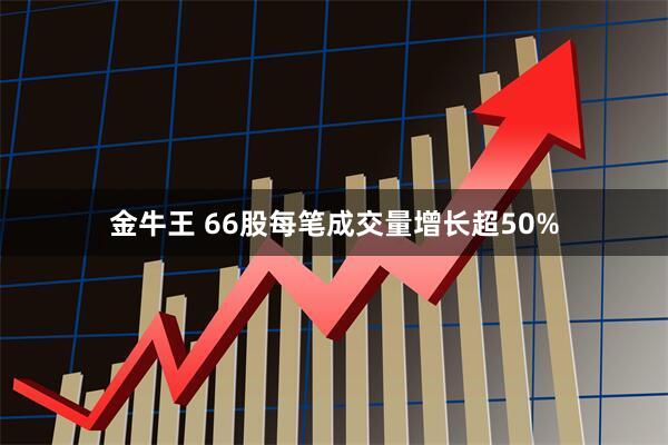 金牛王 66股每笔成交量增长超50%